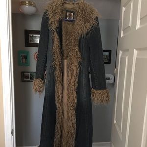 Long Jean coat